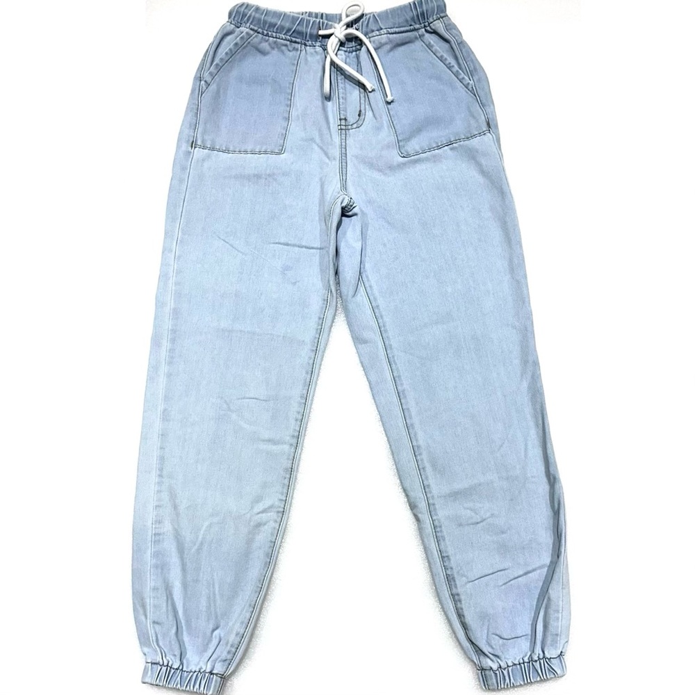 SHEIN Light Blue Kids Jogger Pants